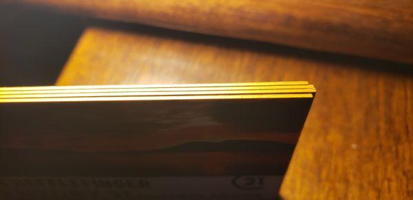 Golden edge business cards!