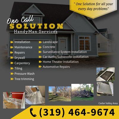 One Call Solution Handyman Service