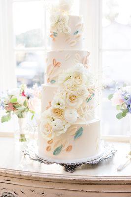 Palette Knife Buttercream Wedding Cake