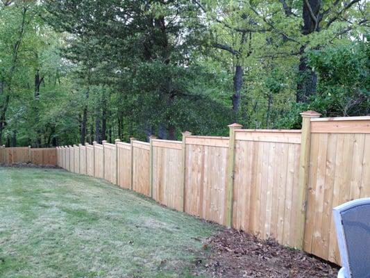 Mortise & Tenon Privacy Fence