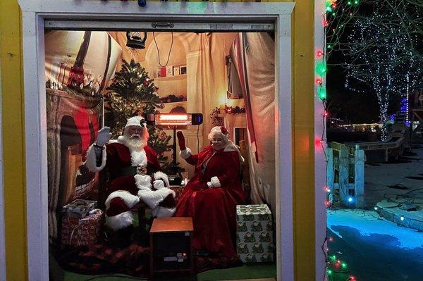 Santa and Mrs Claus