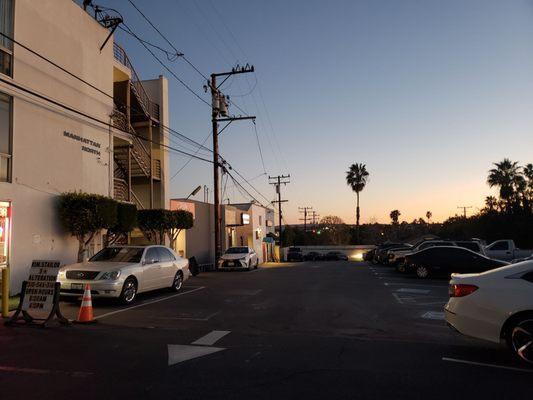 Big parking lot in the rear of the building, very convenient!