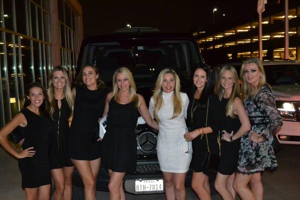 Fun group from Florida ready for a memorable night out on the town!