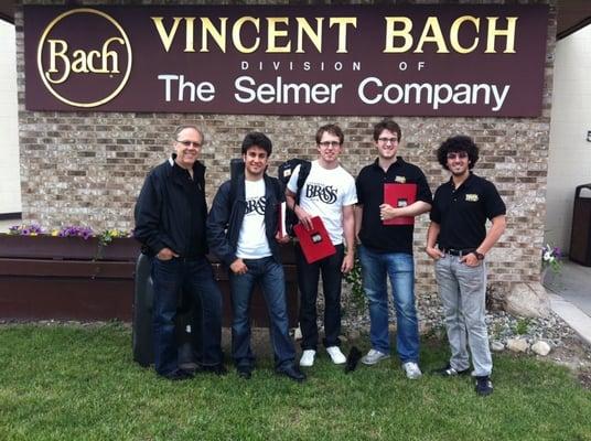 Canadian Brass at the factory