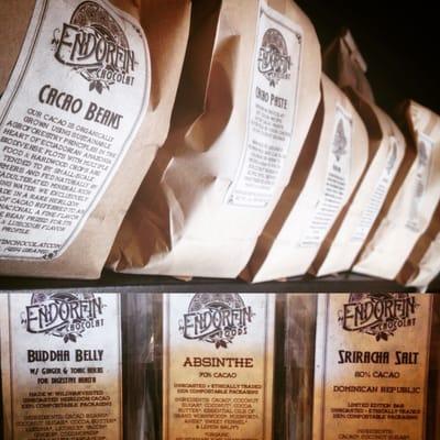 Raw, unroasted chocolate @ Five Flavors Herbs. O.M.GURD.