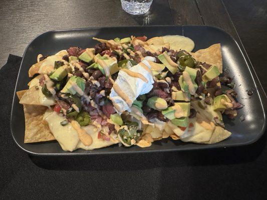 Steak nachos