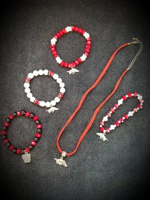 New Hogs necklaces and bracelets