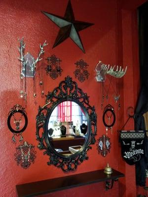 Inside the Eyescream Jewelry storefront.