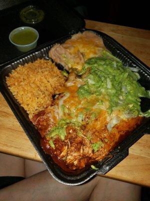 chicken enchiladas