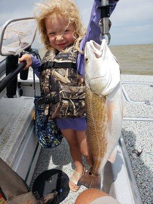 A nice redfish for a cute young lady!