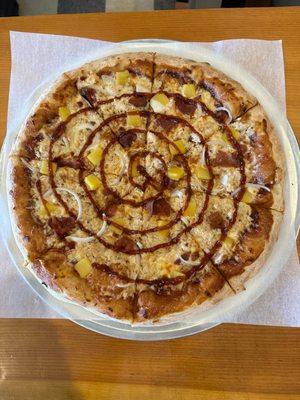 Hawaiian BBQ Chicken Pizza