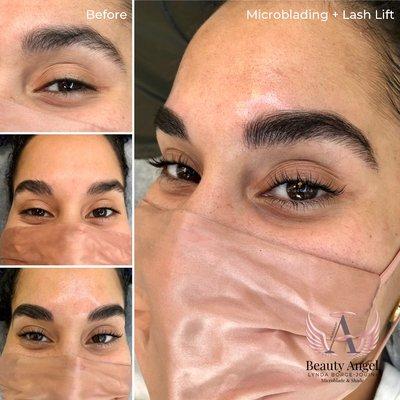 Microblading for the most natural brow enhancement and a lash lift to liven up those beautiful eyes!