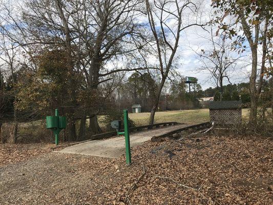 Bridge to back part of course - 4th green, 5 & 6 holes