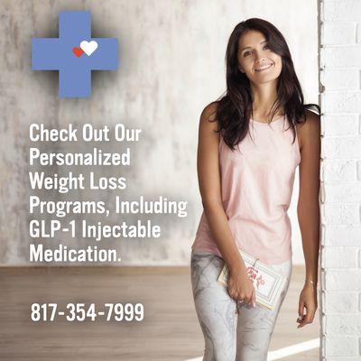 Ready to lose the weight from the holidays? Give us a call to set up your appointment today!