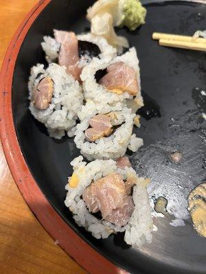 Spicy tuna roll - got horrible food poisoning after eating just 1 piece of this and sending the rest back