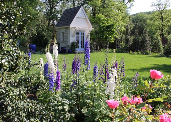 The show garden at Walter's Nursery in Point Pleasant, PA