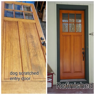 Door refinishing and repairs