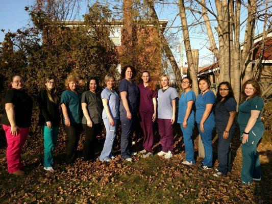 Great class picture of Medical Assistant class