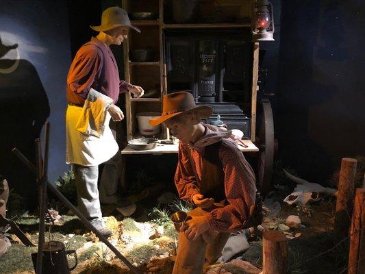 Chuckwagon exhibit in Museum.