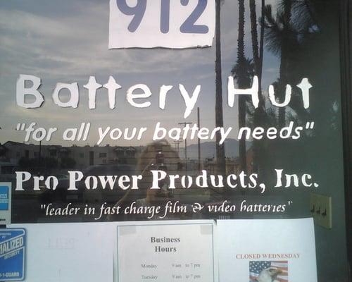 "for all your battery needs"