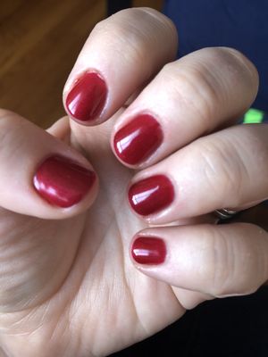 Great gel manicure for Christmas!