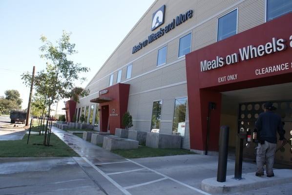 Meals on Wheels Building
Administrative office parking entry