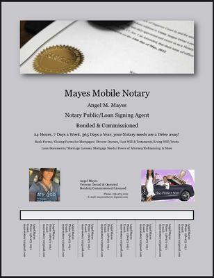 Mobile Notary Flyer