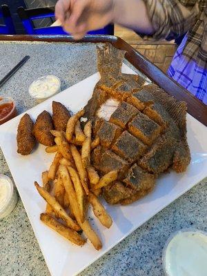 Baby flounder