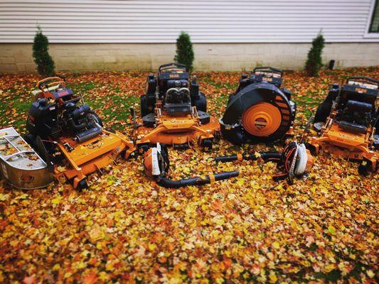 Fall cleanups, we have the equipment to help.