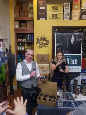 BenRiach scotch tasting