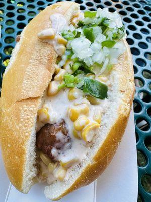 Mexican Street Corn Vegan Sausage