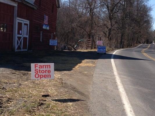 Store entrance, 133 Cream street, Poughkeepsie, NY (really located in Hyde Park, with a Poughkeepsie mailing address.