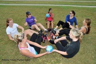 Women's Boot Camp..Ab burn!!