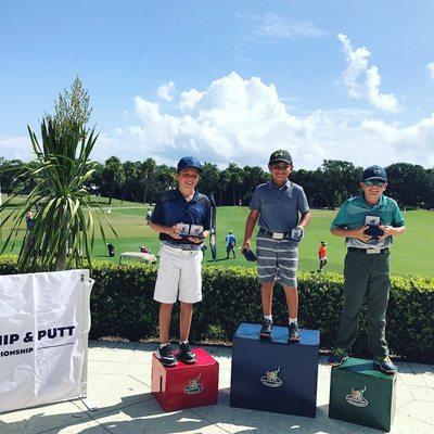 1st and 3rd place at the Sub-Regional Drive, Chip, and Putt. Great job Nico and Manny!!