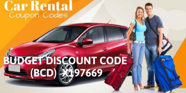 Need a car rental here is your discount code for BUDGET Rental car up to 25% off (BCD)  X197669