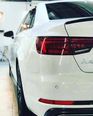 Ceramic Coating on White Audi A4