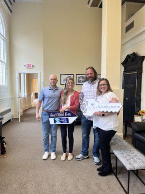 Congratulations to this family on their dream home purchase! Thanks to our realtor for making it smooth. #DreamHome #HomeLoanExperts