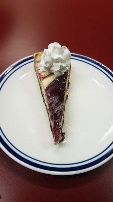 Blueberry CheeseCake. We also have Plain cheesecake.  And others desserts.