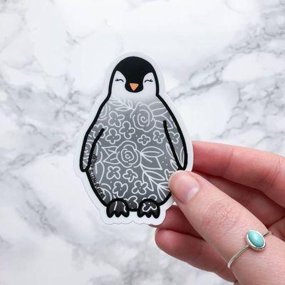 Charitable Penquin Sticker