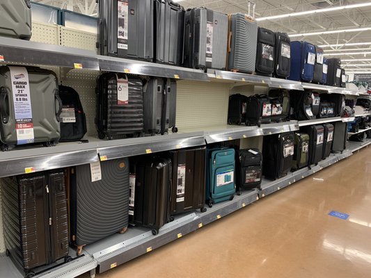 Nice collection of quality Suitcases however I did not see the extra large ones you find a TJ Maxx