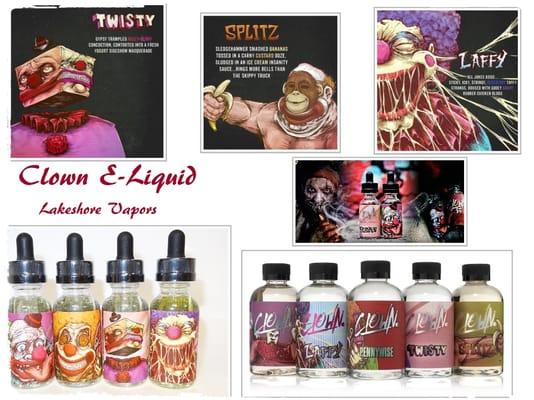 Clown Premium E-Liquid at Lakeshore Vapors