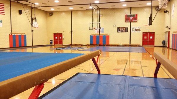 We provide Open Gym and Gymnastics