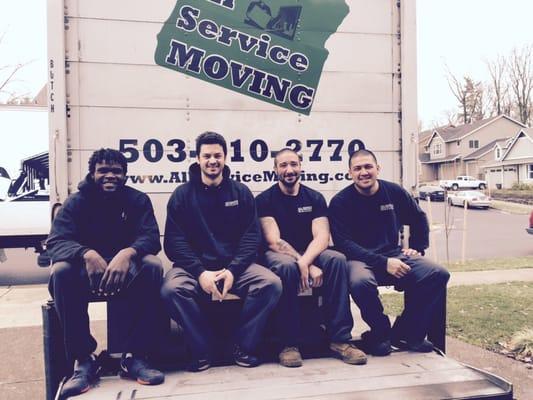 The best moving crew in town!! All Service Moving rocks!