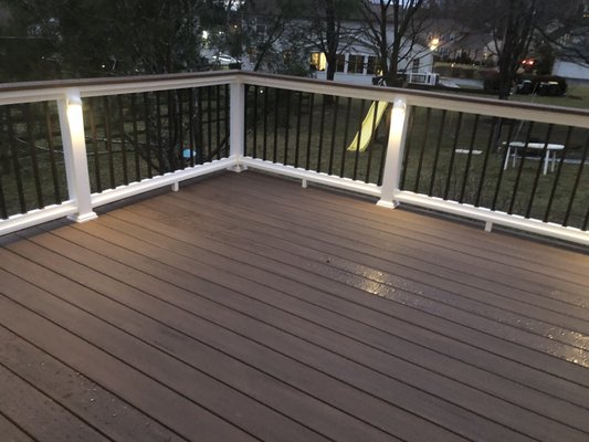 Deck with lights