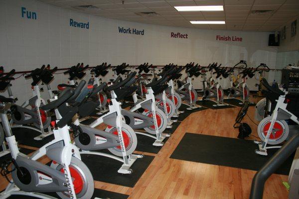 Spin Studio at our Southeast YMCA.