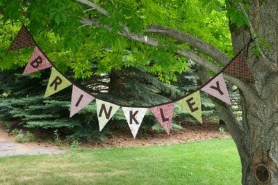 Custom Name Pendant Banner