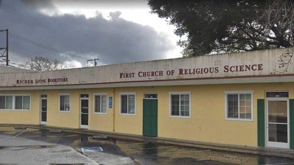 Front of church building