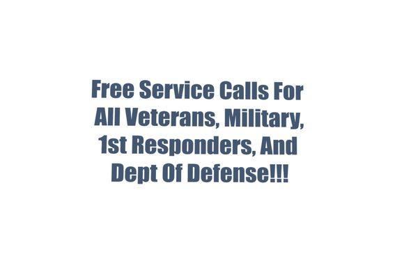 Free Service Calls!!!