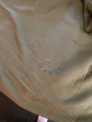 cigarette holes in blanket