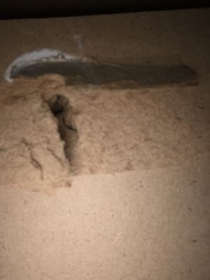 Hole on underside of my dresser